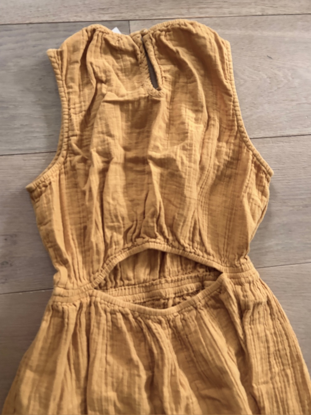 Pact 100% organic cotton Coastal Double Gauze Cutout Midi beach summer Medium - Picture 9 of 10